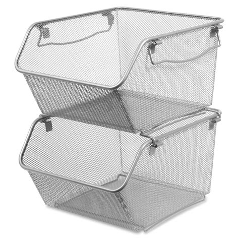 mesh containers storage desktop